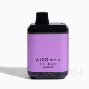 ELF BAR - Airo Max - 5000 Puffs - Bold 50 - Grape Ice - Grape Ice