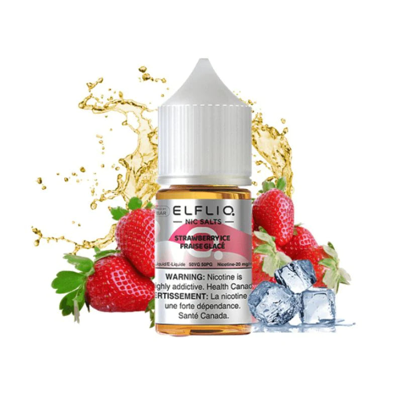 Elf Bar E-Liquids -Strawberry Ice - Salt Nic - 30 ML - 20 MG