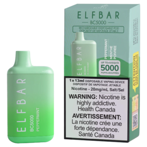 ELF BAR BC5000 Disposable Vape - Peppermint - Peppermint