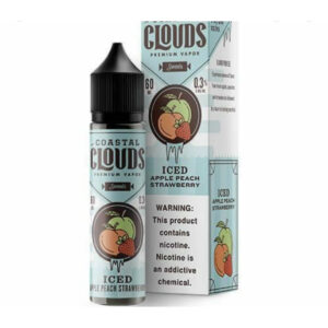 Iced Apple Peach Strawberry - Coastal Clouds - E-Liquid - 60 ML