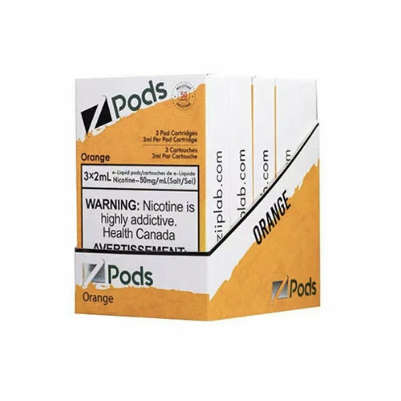 Zpods STLTH Compatible - Banana Orange - 20 MG