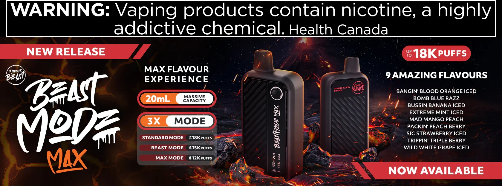 Discover the Ultimate Vaping Experience with Flavour Beast Mode Max 18K