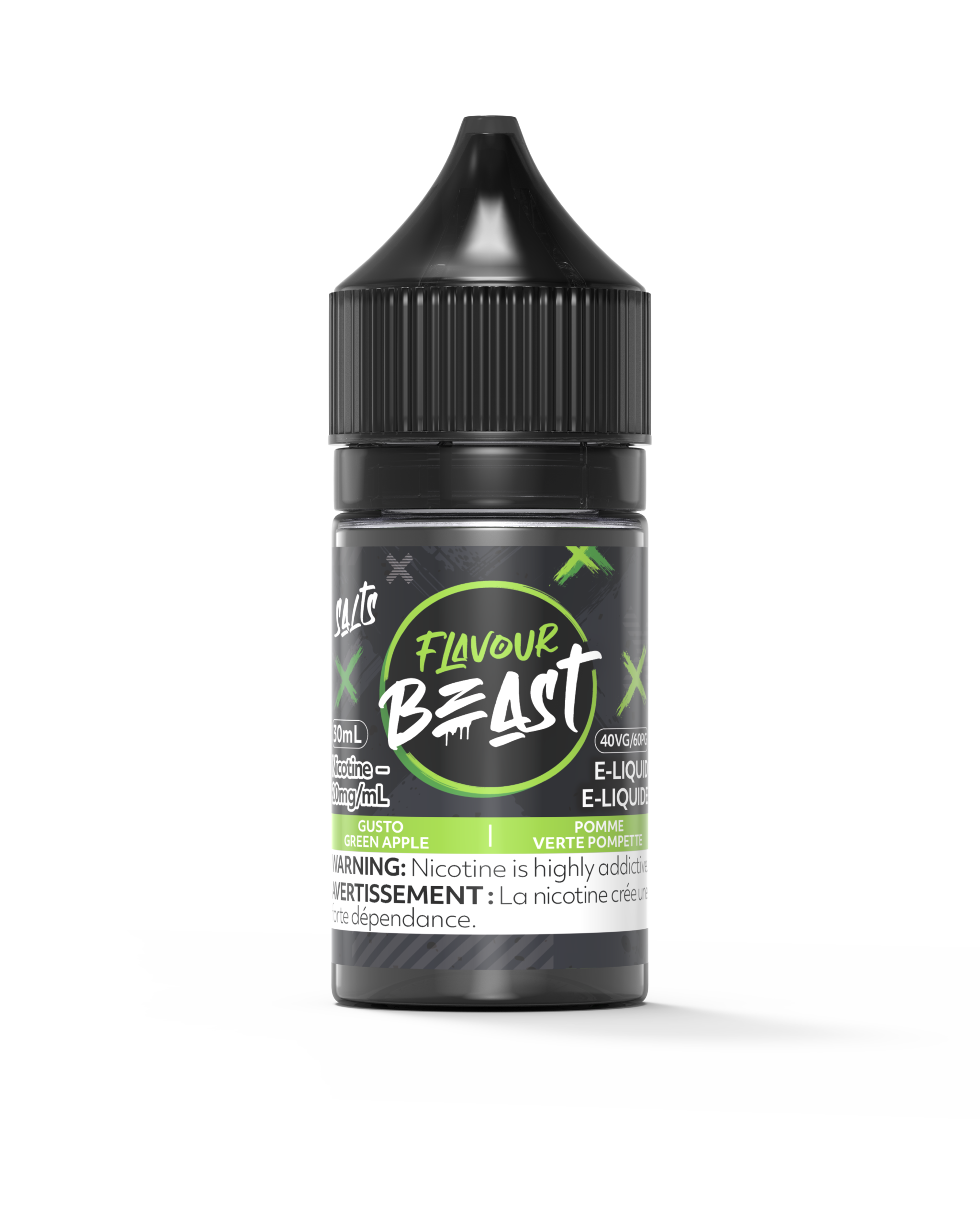 Flavour Beast E-Liquid - Gusto Green Apple - 30 ML - 20 MG