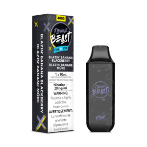Flavour Beast Flow Rechargeable Disposable 4000 Puffs - Blazin' Banana Blackberry Iced