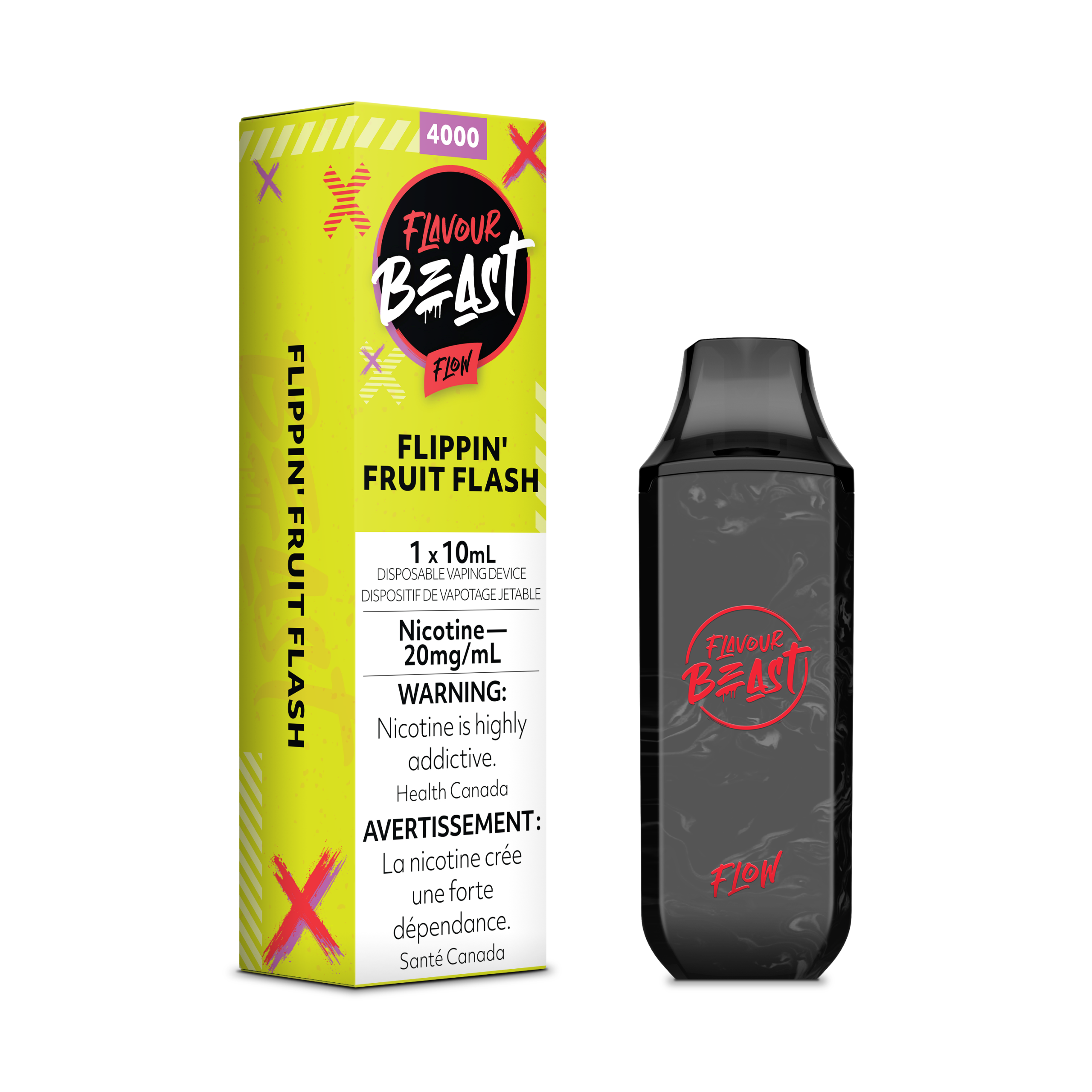 Flavour Beast Flow Rechargeable Disposable 4000 Puffs - Flippin' Fruit Flash