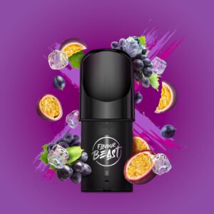 Flavour Beast Pods - STLTH Compatible - Groovy Grape Passionfruit Iced - 20 MG