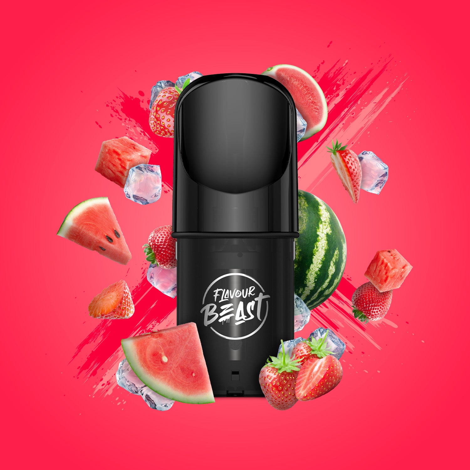 Flavour Beast Pods - STLTH Compatible - Savage Strawberry Watermelon Ice - 20 MG