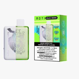 Moti Duo 9000 Puffs Disposable Vape - Sour Apple Ice