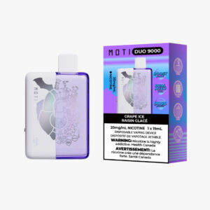 Moti Duo 9000 Puffs Disposable Vape - Grape Ice