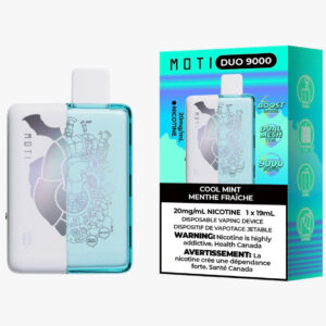 Moti Duo 9000 Puffs Disposable Vape - Cool Mint