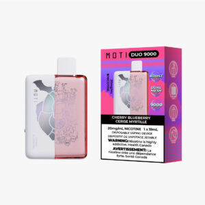 Moti Duo 9000 Puffs Disposable Vape - Cherry Blueberry