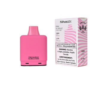 ZPODS LEX Pod System - 10K Puff Vape Pods - Pink Glubule