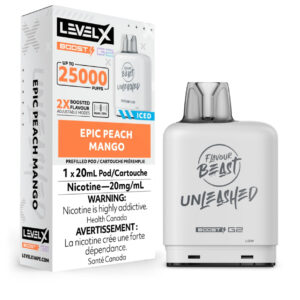 Flavour Beast Level X G2 Ultra Pod - 50k Puffs – Epic Peach Mango Iced