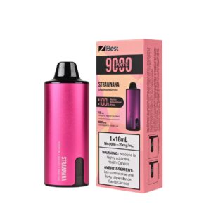 Z BEST Disposable - ZPOD - SPECIAL NIC BLEND - 9000 Puffs - Strawnana