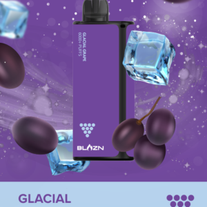 BLAZN DISPOSABLE VAPE - 6000 Puffs - Glacial Grape