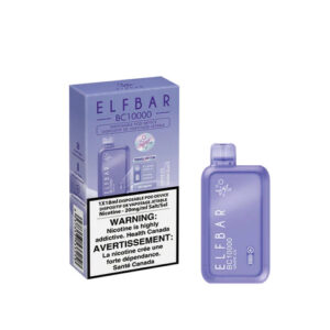 Elf Bar BC10000 Disposable Vape - Grape Ice - 10000 Puffs