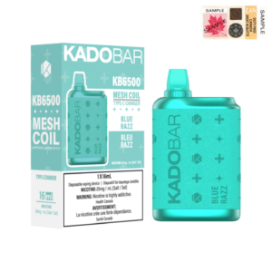 KADO BAR DISPOSABLE VAPE (6500 PUFFS) - Blue Razz