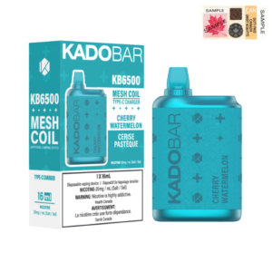 KADO BAR DISPOSABLE VAPE (6500 PUFFS) - Cherry Watermelon
