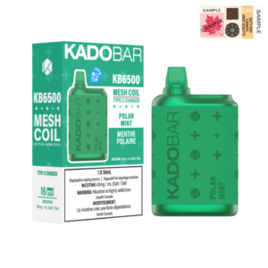 KADO BAR DISPOSABLE VAPE (6500 PUFFS) - Polar Mint