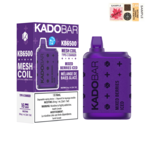 KADO BAR DISPOSABLE VAPE (6500 PUFFS) - Mixed Berries Iced