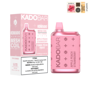 KADO BAR DISPOSABLE VAPE (6500 PUFFS) - Apple Peach Strawberry