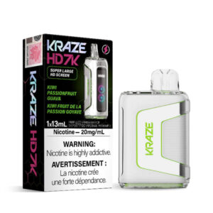 Kraze HD 7K - Kiwi Passionfruit Guava Disposable Vape