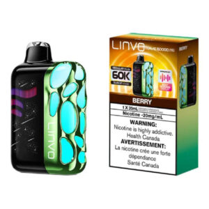 Linvo Rave 60K Disposable Vape - 20 ML - Berry