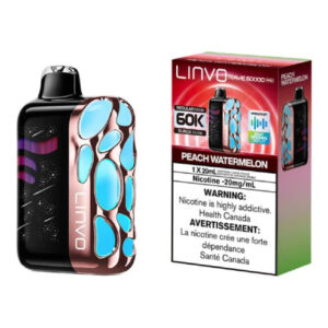 Linvo Rave 60K Disposable Vape - 20 ML - Peach Watermelon