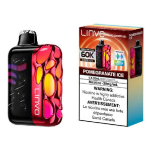Linvo Rave 60K Disposable Vape - 20 ML - Pomegranate Ice