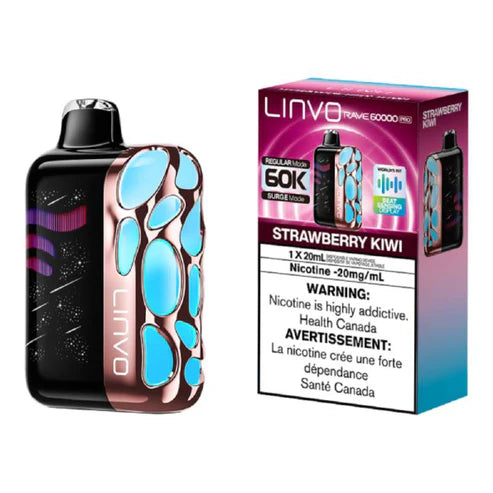 Linvo Rave 60K Disposable Vape - 20 ML - Strawberry Kiwi
