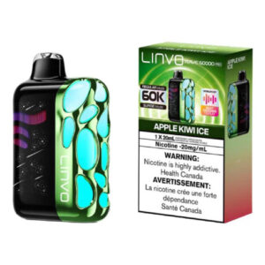 Linvo Rave 60K Disposable Vape - 20 ML - Apple Kiwi Ice