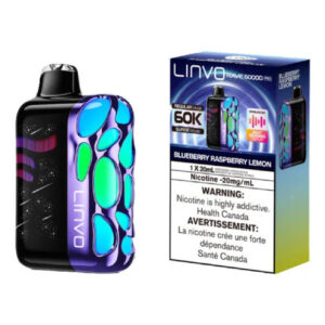 Linvo Rave 60K Disposable Vape - 20 ML - Blueberry Raspberry Lemon