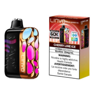 Linvo Rave 60K Disposable Vape - 20 ML - Cherry Lime Ice