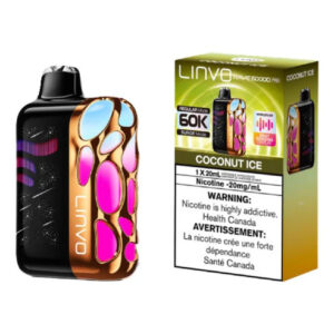 Linvo Rave 60K Disposable Vape - 20 ML - Coconut Ice
