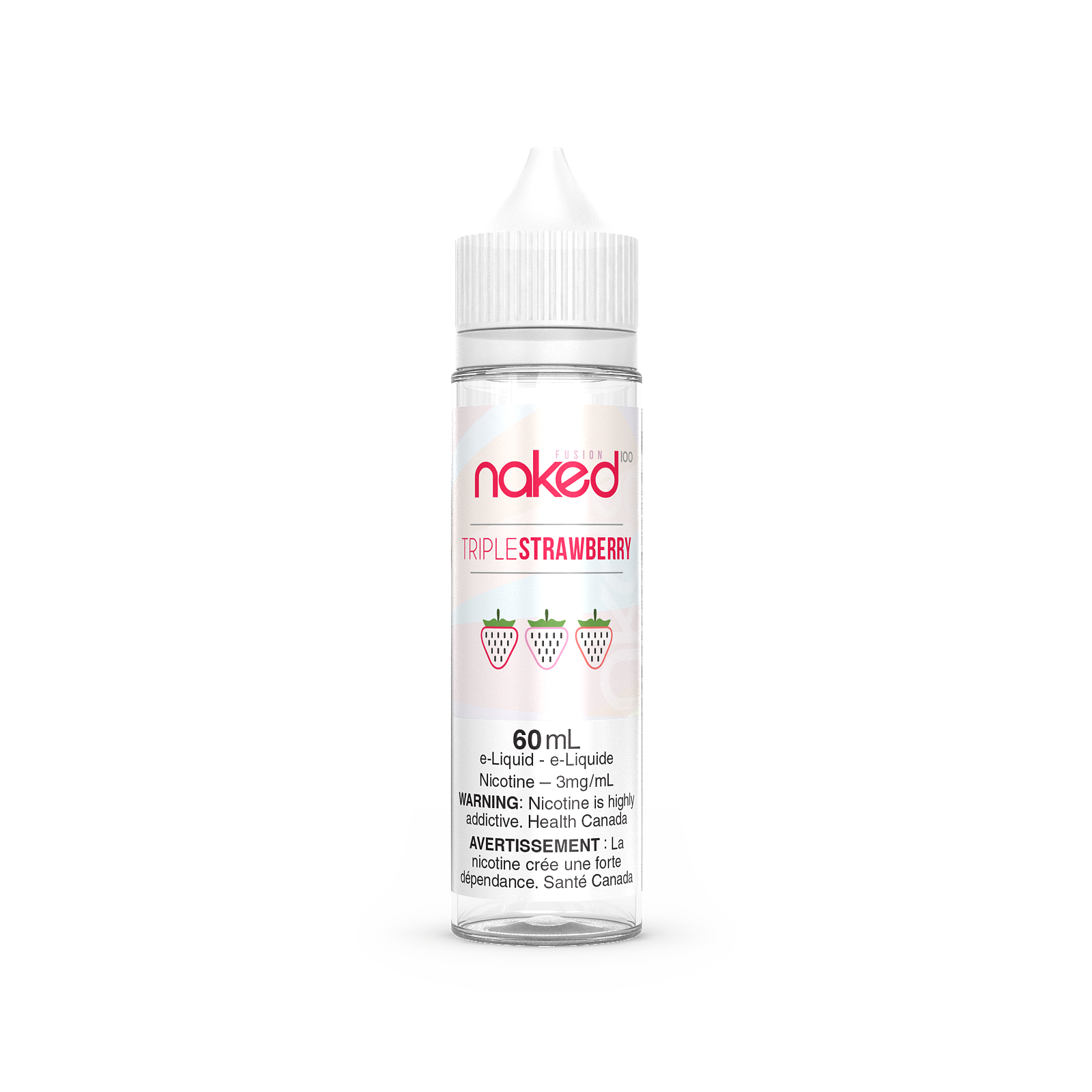 Triple Strawberry E-Liquid - By Naked100 - 60 ML