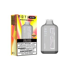 Moti Ultra 5000 Puffs Disposable - Pink Lemon