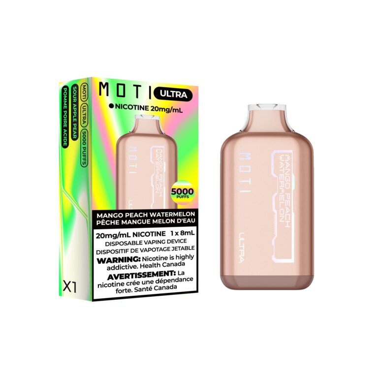 Moti Ultra 5000 Puffs Disposable - Mango Peach Watermelon