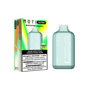 Moti Ultra 5000 Puffs Disposable - Sour Apple Pear