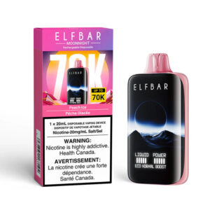 Elf Bar MoonNight Disposable Vape - 70K Puffs - Peach Ice