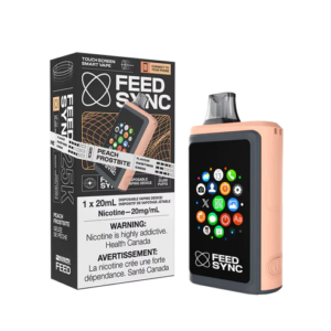 Feed Sync Disposable SMART Vape - 25K - Peach Frost Bite
