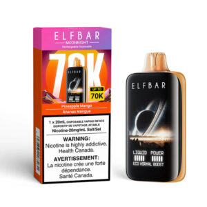 Elf Bar MoonNight Disposable Vape - 70K Puffs - Pineapple Mango