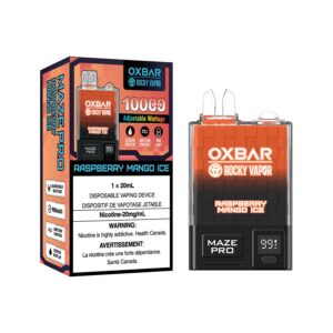 Oxbar Maze Pro - Raspberry Mango Ice - 10000 Puffs