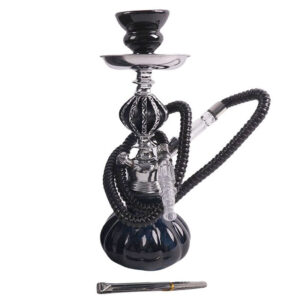 11″ Hookah Single Hose- Sultan`s Shape - Black