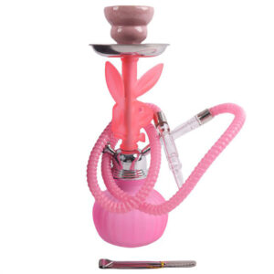 11" Hookah Single Hose - Bunny Bliss Shape - Pink