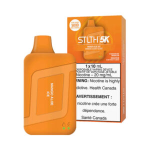 STLTH 5K Disposable Vape - Rechargeable - Mango Aloe Ice - 5000 Puffs - Mango Aloe Ice