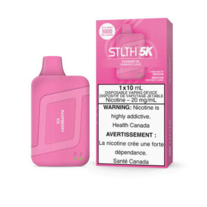 STLTH 5K Disposable Vape - Rechargeable - Raspberry Ice - 5000 Puffs - Raspberry Ice