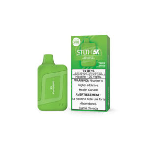 STLTH 5K Disposable Vape - Rechargeable - Green Apple Ice - 5000 Puffs - Green Apple Ice