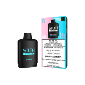 STLTH SWITCH Vape Pod - 15K Puffs - Blue Razz & Juicy Peach
