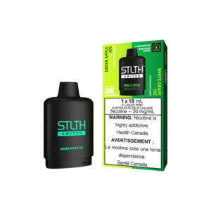STLTH SWITCH Vape Pod - 15K Puffs - Green Apple Ice & White Grape Ice