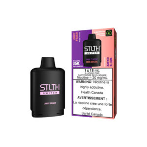 STLTH SWITCH Vape Pod - 15K Puffs - Juicy Peach & White Grape